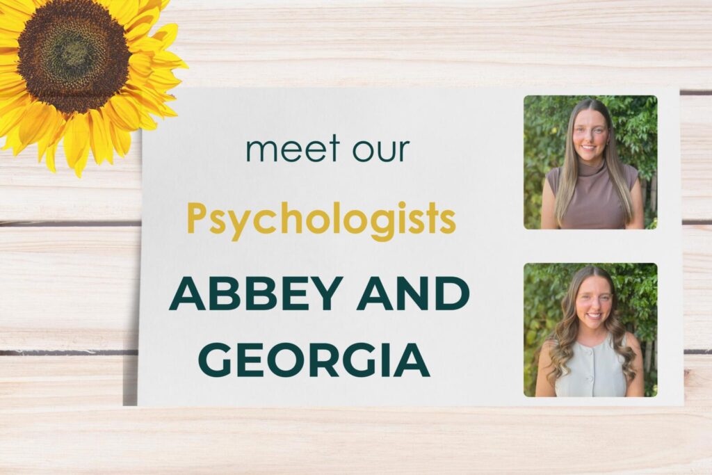 Meet Abbey & Georgia, our new psychologists at Centacare Wagga & Albury! Supporting children, teens, & families with expertise & compassion. Enquire for 2025!